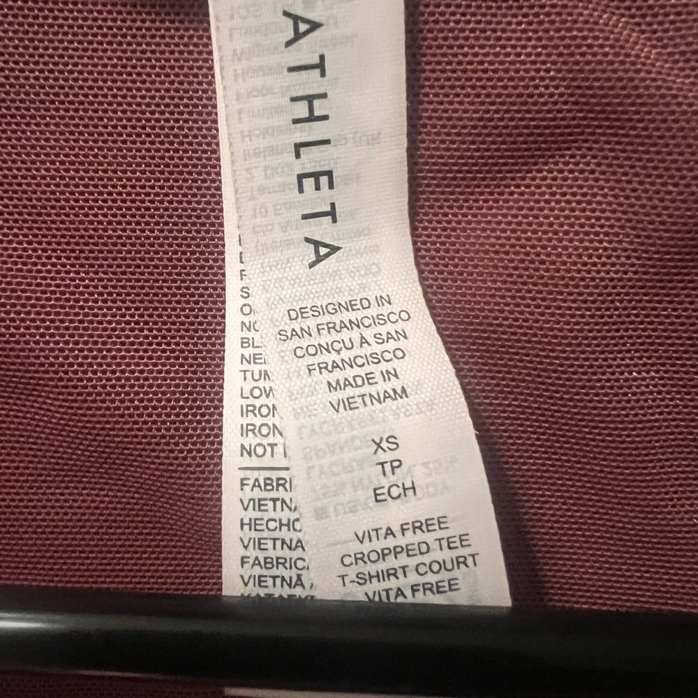 Athleta Transcend crop top Xsmall - Picture 4 of 4